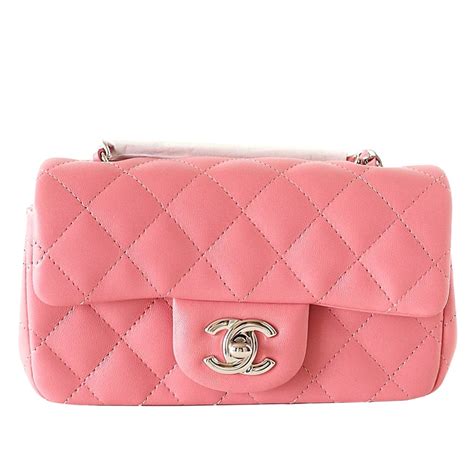 sacoche chanel rose|chanel lambskin bag.